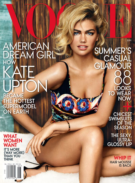 VOGUE USA COVER JUNE 2013 KATE UPTON