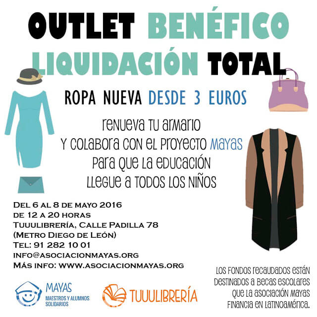 Outlet benéfico Proyecto Mayas 